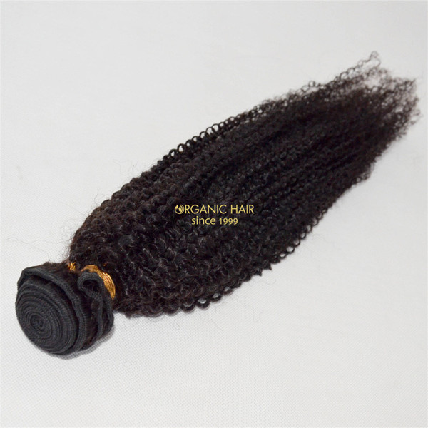 Brazilian curly human hair extensions